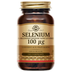 Solgar Selenium 100 µg 100 Comprimés