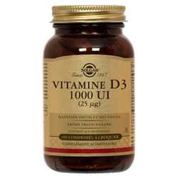 Solgar Vitamine D3 1000 UI (25mcg) 100 Comprimés