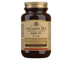 Vitamine D3 1000 Ui 25 µg comprimés à croquer 100 u