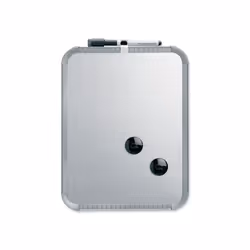 Nobo Tableau magnétique Slim-Line 280x220 mm, argent, Fixé