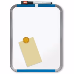 Nobo Tableau magnétique Slim-Line 360x280 mm, blanc, Aluminium, Argent, 280 mm, 360 mm