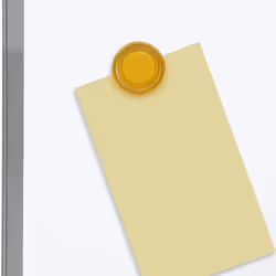Nobo Tableau magnétique Slim-Line 360x280 mm, blanc