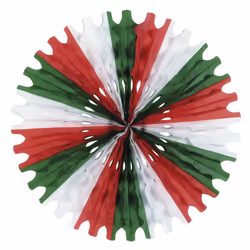 Beistle 55293-RWG, Rouge, Blanc, Vert, 1 pièce(s)