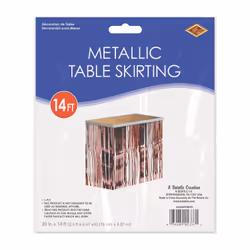 Beistle 55048RSEGD décoration de fête Tableware