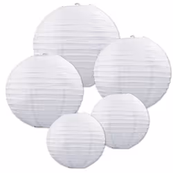 Beistle 54557-W, Blanc, 5 pièce(s)