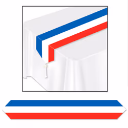 Beistle 54686-RWB, Tableware, Rouge, Bleu, Blanc, 1 pièce(s)