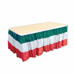 Beistle 52170-RWG, Tableware, Rouge, Blanc, Vert, 1 pièce(s)