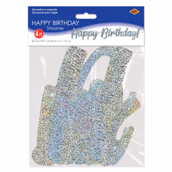 Beistle 53419 décoration de fête Banderole en tissu