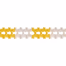 Beistle 55180-CNW, Guirlande, Blanc, 1 pièce(s)
