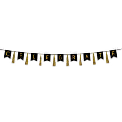 Beistle 53466 décoration de fête Banderole en tissu