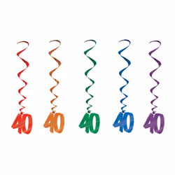 Beistle 57551-40, Couleurs assorties, 5 pièce(s)