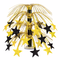 Beistle 50553-BKGD, Spray centerpiece, Or, Noir, 1 pièce(s)