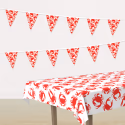 Beistle 53977 décoration de fête Banderole en tissu