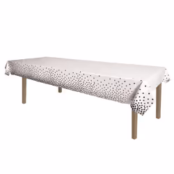 Beistle 56071-S, Tableware, Blanc, Argent, 1 pièce(s)
