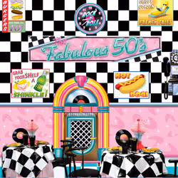 Beistle 56086 décoration de fête Banderole en tissu