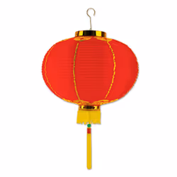Beistle 50678-8, Rouge, Or, 1 pièce(s)