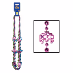 Beistle 57263, Fancy dress beads, Couleurs assorties, 3 pièce(s)