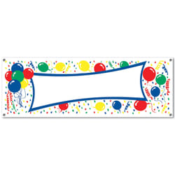 Beistle 57637 décoration de fête Banderole en tissu
