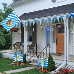 Beistle 57774 décoration de fête Banderole en tissu