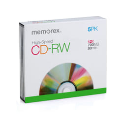 Memorex 03415 CD-RW 700 Mo 5 pièce(s)
