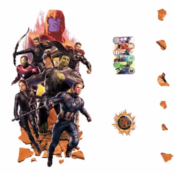 Sticker geant personnalisable Avengers - Coloris : Multicolor licence officielle Marvel Avengers : Theme : Endgame Décorez la ...