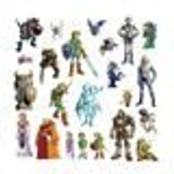 Stickers muraux - RoomMates - RMK2780SCS - Ocarina of Time 3D - Amovibles - Repositionnables