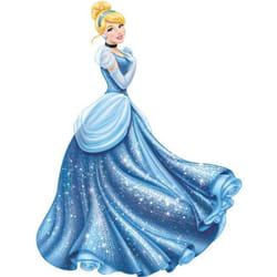 Stickers repositionnables - ROOMMATES - CENDRILLON - 102x75cm - PVC - Décoration murale