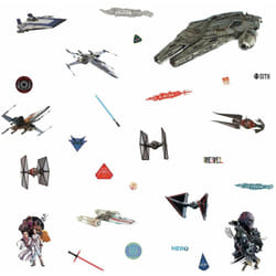 Roommates - 27 Stickers Star Wars Episode ix - 4 planches de 22x44cm