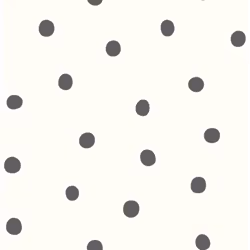 Papier peint auto-adhésif - Gros Points Noirs - 5.75 m x 45 cm Retrouvez ce rouleau de papier peint auto-adhésif. Ce papier p ...
