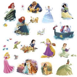 Roommates - 22 Stickers Toutes les Princesses Disney Repositionnables 25x46cm