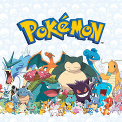 Roommates - Stickers repositionnables - Pokémon tous les personnages - 36.5 cm x 26 cm
