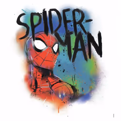 Sticker repositionnable Avengers Spider-Man Graffiti Marvel 46,4CM X 43,8CM Notre Sticker Avengers est un booster de style po ...