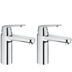 Grohe - Eurosmart Cosmopolitan Lot de 2 mitigeurs monocommande 1/2' Lavabo Taille m (23327000-DUO)
