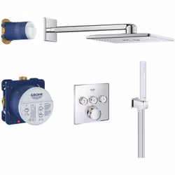Contenu du set SmartControl GROHE (34712000) : . Mitigeur SmartControl 3 sorties pour installation finale (29149000) GROHE Ra ...