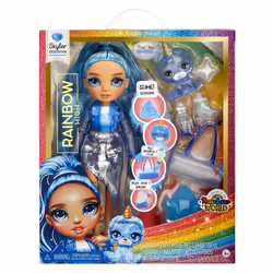 Rainbow High Classic Rainbow Fashion Doll- Skyler (blue) - Vue supplémentaire 8