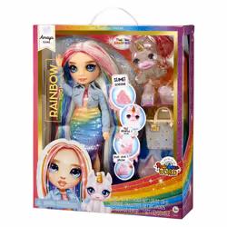 Rainbow High Classic Rainbow Fashion Doll- Amaya (rainbow) - Vue supplémentaire 7