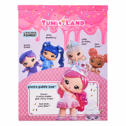 MGA Entertainment Yummiland Large Doll + Lipgloss Pet- Bianca Bubblegum
