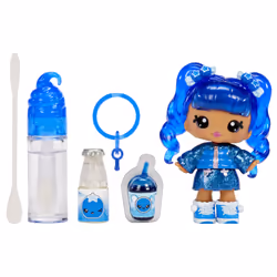 MGA Entertainment Yummiland Lipgloss Doll- Rory Blueberry, Mini poupée, Femelle, 4 an(s), Garçon/Fille, Multicolore
