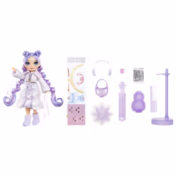 Rainbow High Winter Wonderland Doll- Violet (Purple), Poupée mannequin, Femelle, 4 an(s), Garçon/Fille, 280 mm, Multicolore