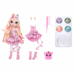Rainbow High Rainbow Shimmers with Slime Fashion Doll - Bella (pink) - Vue supplémentaire 3
