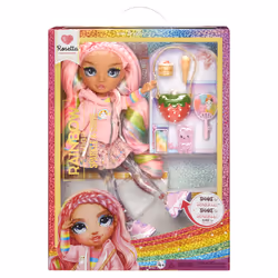 Rainbow High Sparkle & Shine Fashion Dolls- Rosetta (Pink)