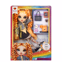 Rainbow High Sparkle & Shine Fashion Dolls- Clementine (Orange) - Vue supplémentaire 2