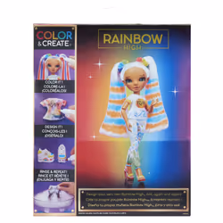 Rainbow High Color & Create Fashion Doll- Character 3 (green eyes) - Vue supplémentaire 6