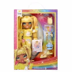 Rainbow High Junior High PJ Party Fashion Doll- Sunny (Yellow), Poupée mannequin, Femelle, 4 an(s), Garçon/Fille, 177,8 mm, M ...