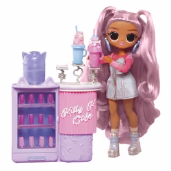 L.O.L. Surprise! OMG Sweet Nails - Kitty K Café, Poupée mannequin, Femelle, 4 an(s), Garçon/Fille, Multicolore