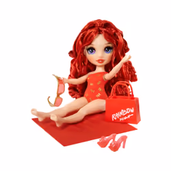 Rainbow High Swim & Style Fashion Doll- Ruby (Red) - Vue supplémentaire 5