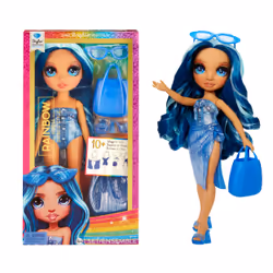 Rainbow High Swim &amp; Style Fashion Doll- Skyler (Blue), Poupée mannequin, Femelle, 4 an(s), Garçon/Fille, 280 mm, Multicol ...