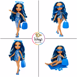 Rainbow High Swim & Style Fashion Doll- Skyler (Blue) - Vue supplémentaire 4