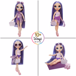Rainbow High Swim & Style Fashion Doll- Violet (Purple) - Vue supplémentaire 4