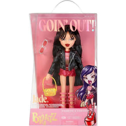 Bratz Goin Out Poupée - Jade - 1 Poupée Mannequin à Collectionner - Une Tenue Un Sac à Main Une Paire de Lunettes Soleil - 6 ans